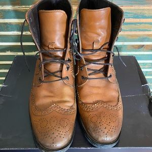 A. Testoni Basic men’s lace up boot